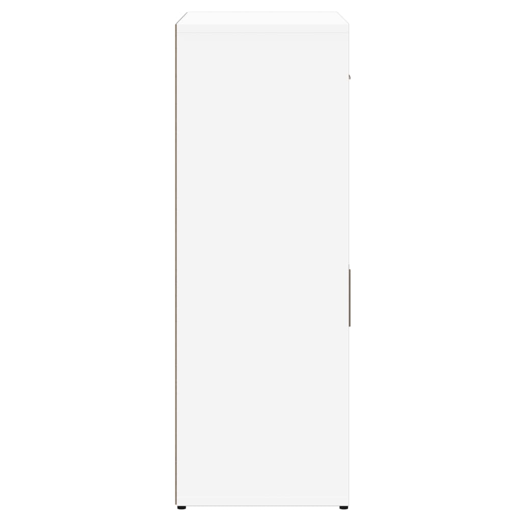 Buffets 2 pcs blanc 60x30x84 cm bois d'ingénierie - XIOS