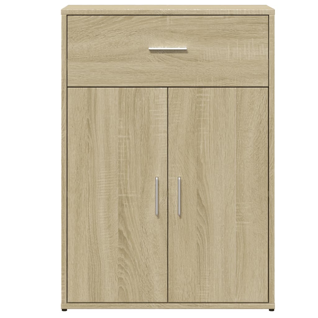 Buffets 2 pcs chêne sonoma 60x30x84 cm bois d'ingénierie - XIOS