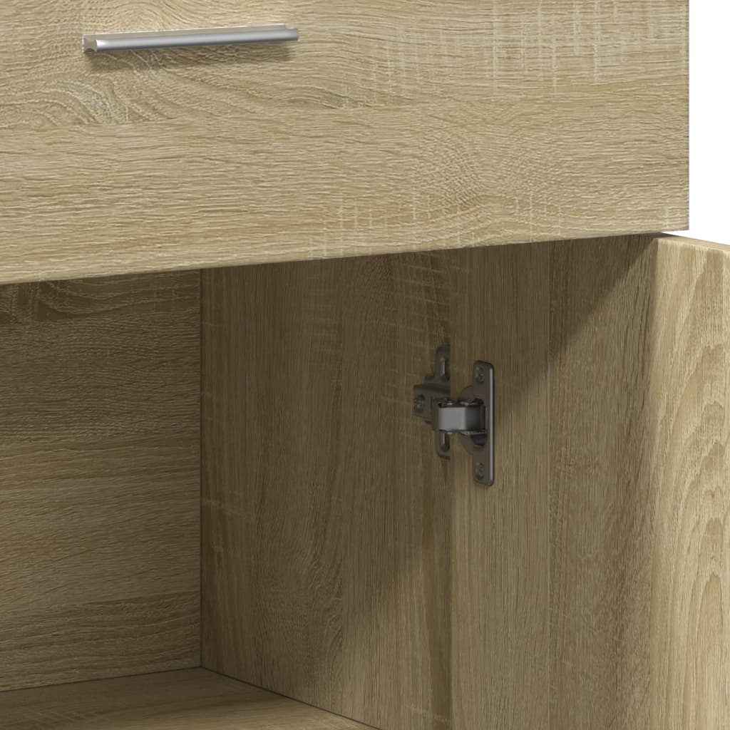 Buffets 2 pcs chêne sonoma 60x30x84 cm bois d'ingénierie - XIOS