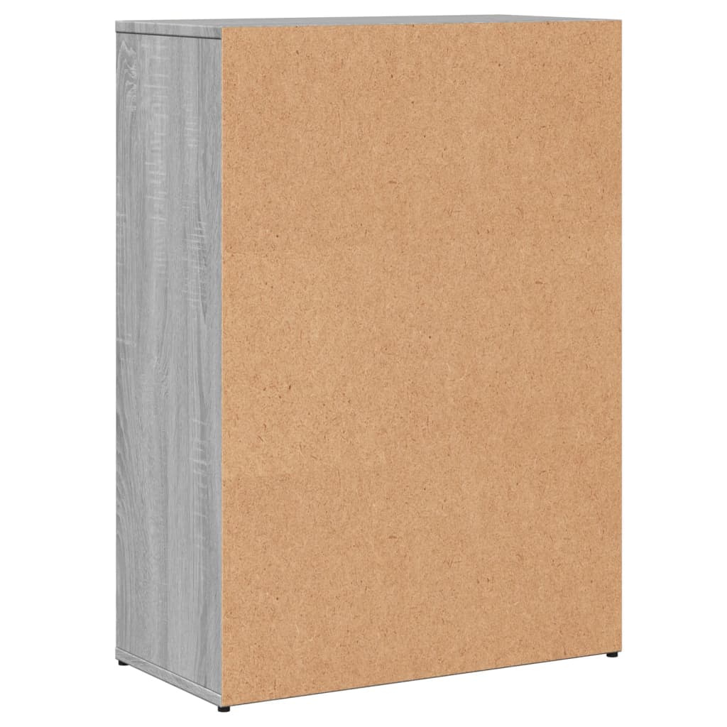 Buffets 2 pcs sonoma gris 60x30x84 cm bois d'ingénierie - XIOS