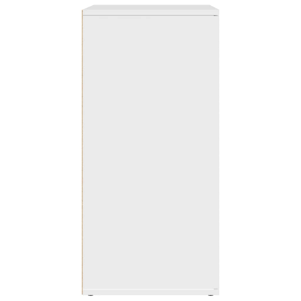 Buffets 2 pcs blanc 79x38x80 cm bois d’ingénierie