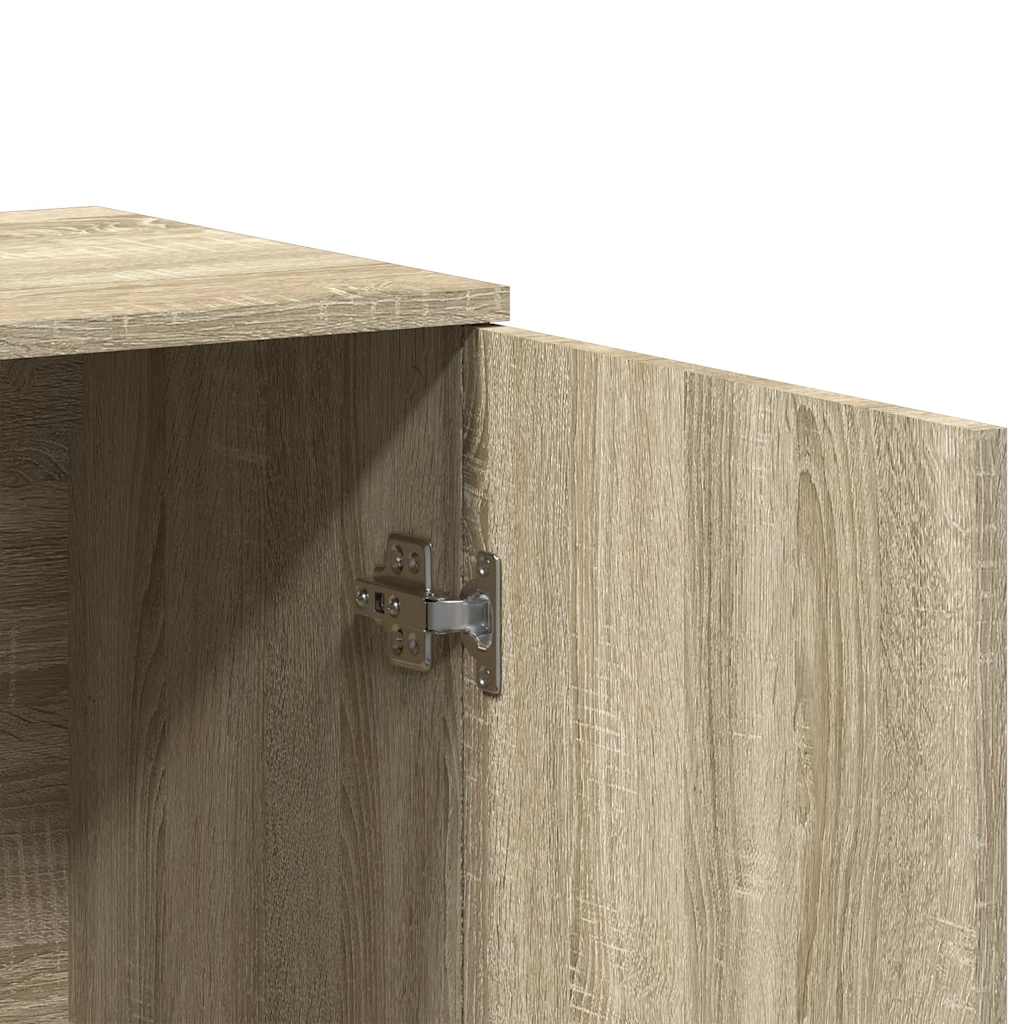 Buffets 2 pcs chêne sonoma 79x38x80 cm bois d'ingénierie - XIOS