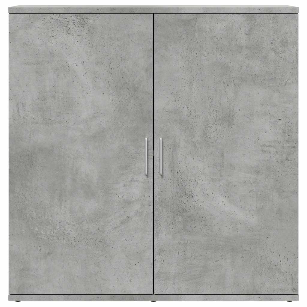 Buffets 2 pcs gris béton 79x38x80 cm bois d'ingénierie