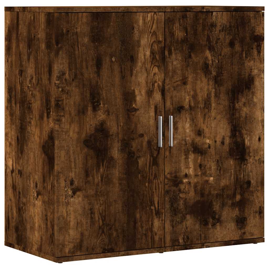 Buffets 2 pcs chêne fumé 79x38x80 cm bois d'ingénierie - XIOS