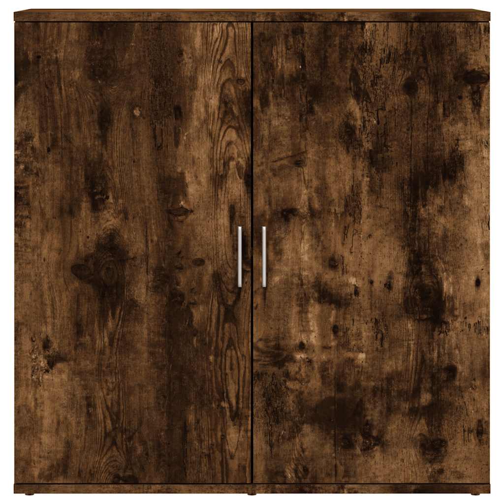 Buffets 2 pcs chêne fumé 79x38x80 cm bois d'ingénierie - XIOS