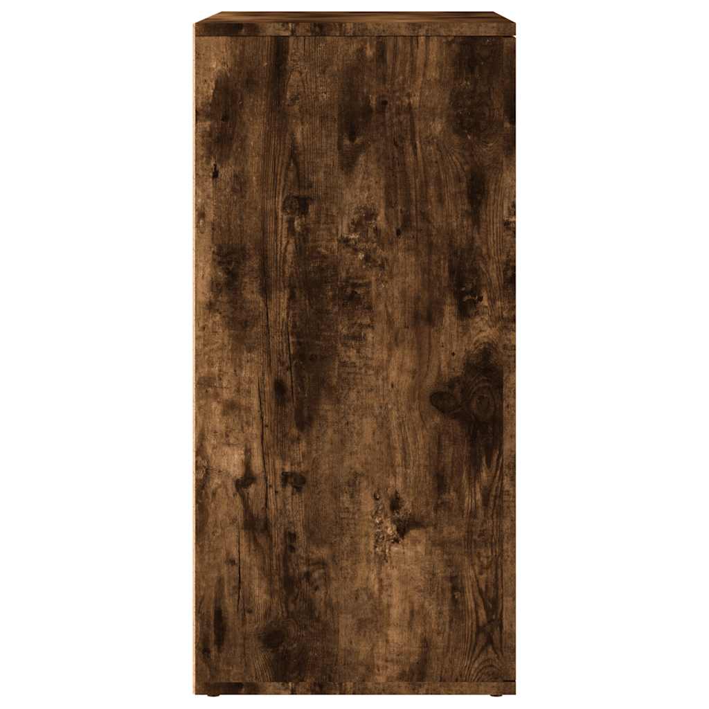 Buffets 2 pcs chêne fumé 79x38x80 cm bois d'ingénierie - XIOS