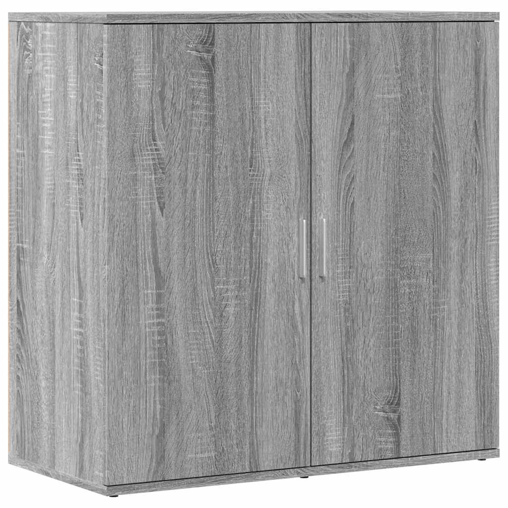 Buffets 2 pcs sonoma gris 79x38x80 cm bois d'ingénierie - XIOS