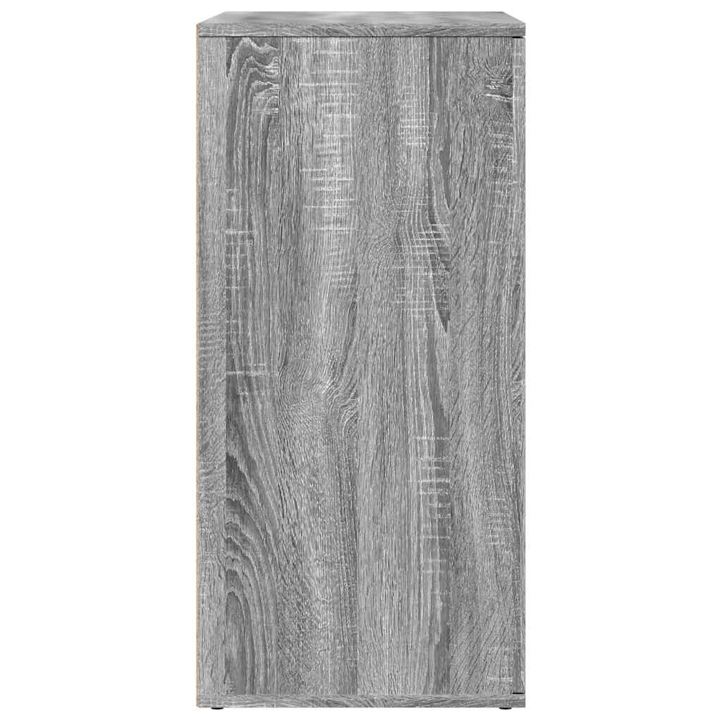 Buffets 2 pcs sonoma gris 79x38x80 cm bois d'ingénierie - XIOS