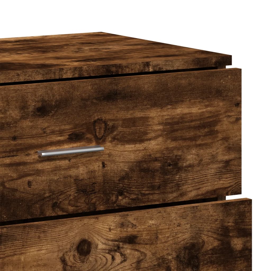Buffets 3 pcs Chêne fumé Bois d'ingénierie - XIOS