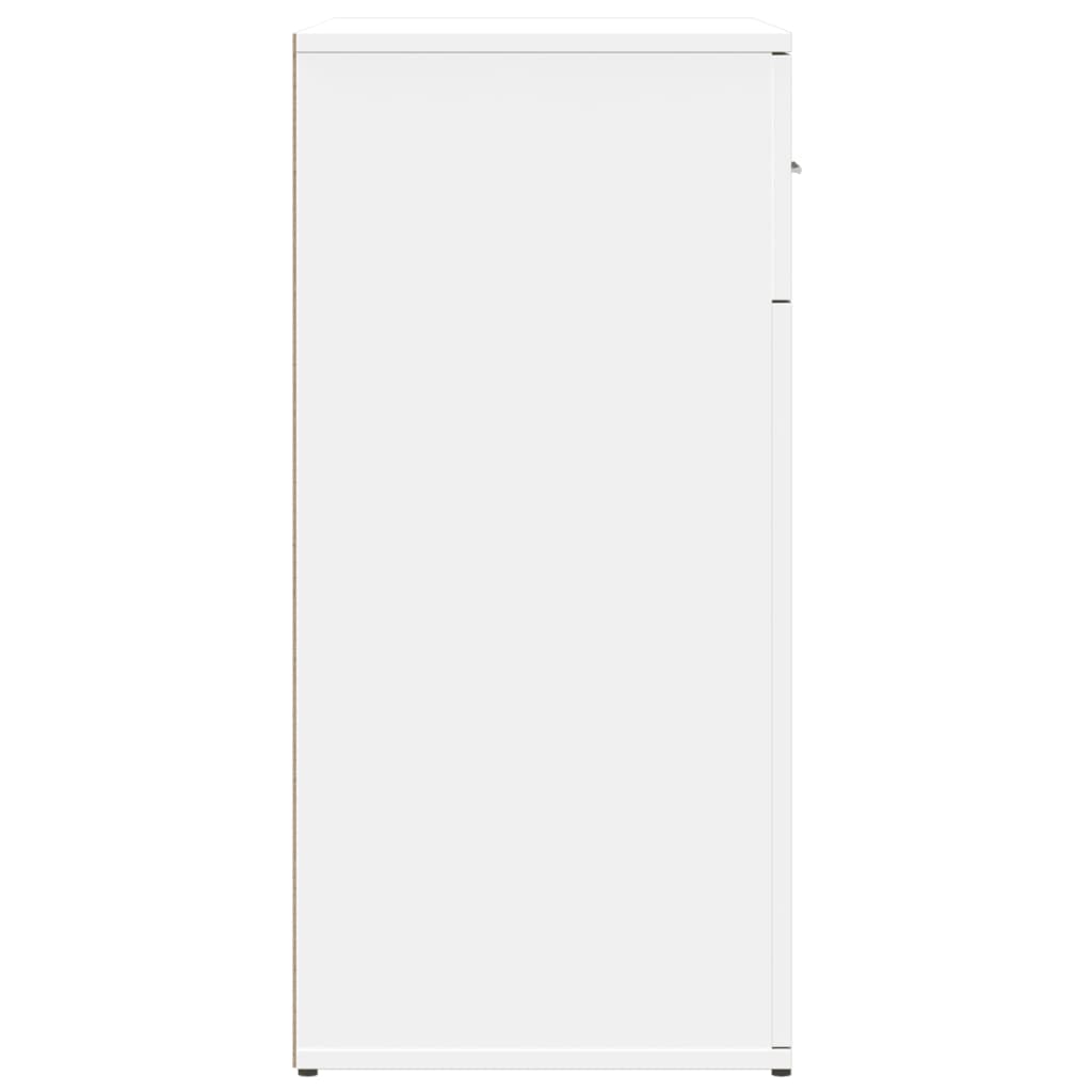 Buffets 2 pcs blanc 79x38x80 cm bois d’ingénierie - XIOS