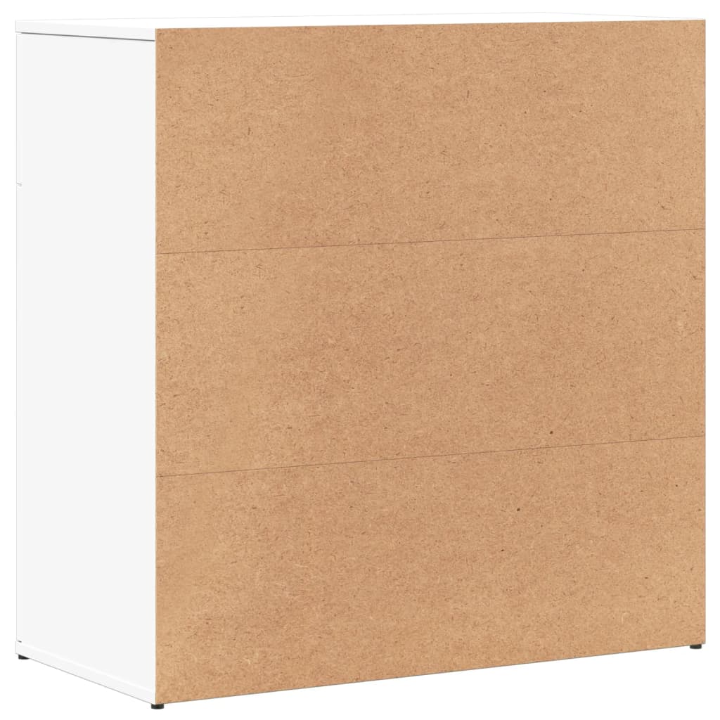 Buffets 2 pcs blanc 79x38x80 cm bois d’ingénierie - XIOS