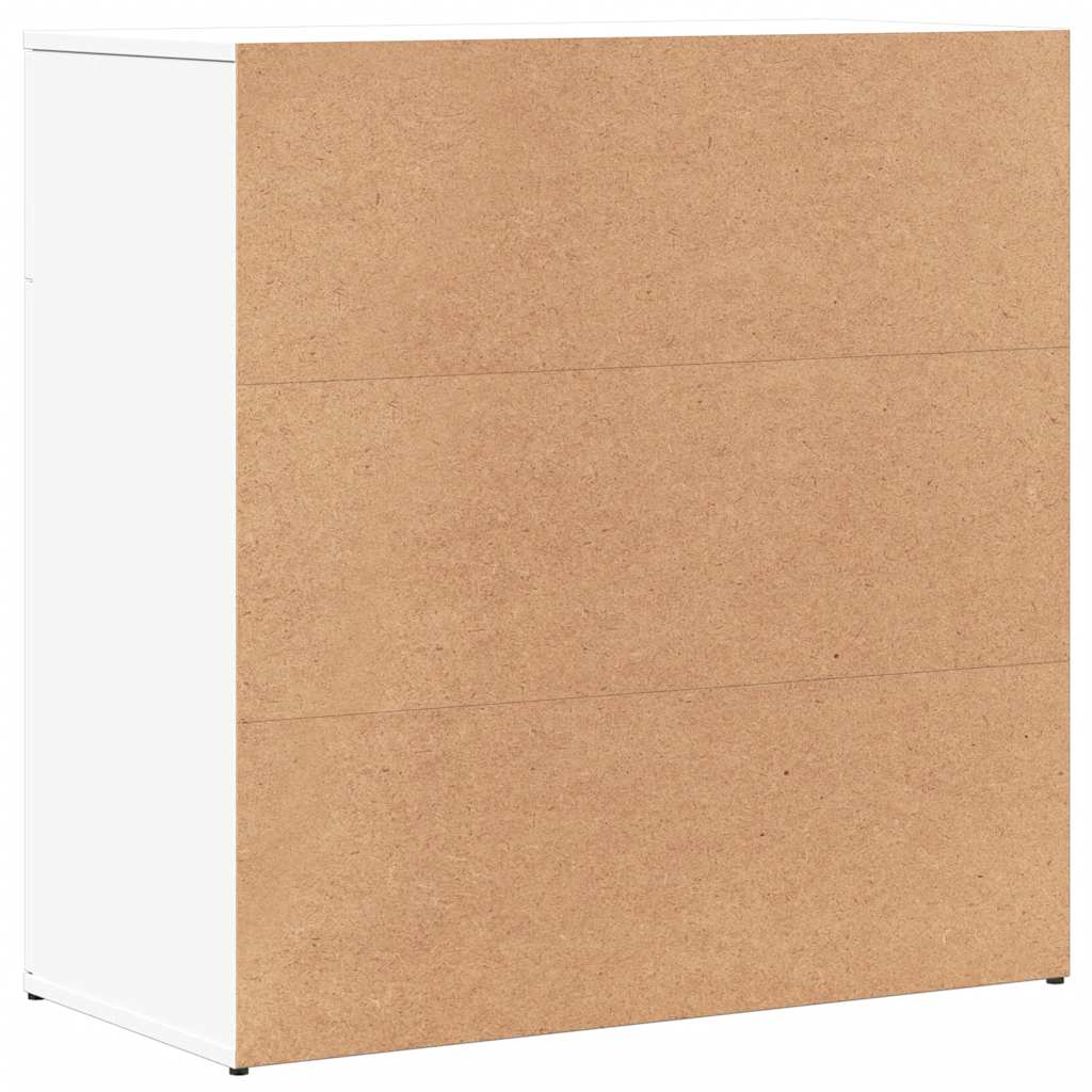 Buffets 2 pcs blanc 79x38x80 cm bois d’ingénierie - XIOS