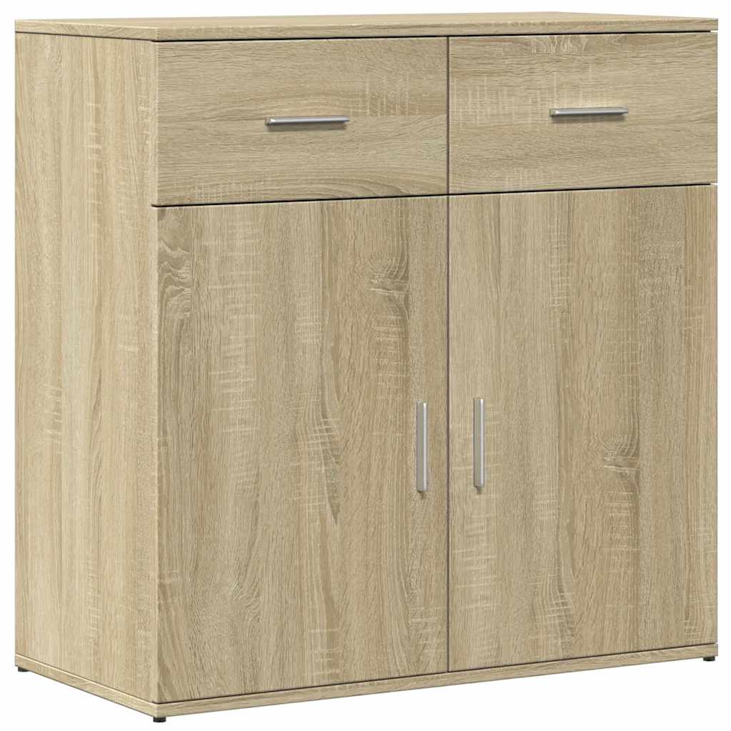 Buffets 2 pcs chêne sonoma 79x38x80 cm bois d'ingénierie - XIOS