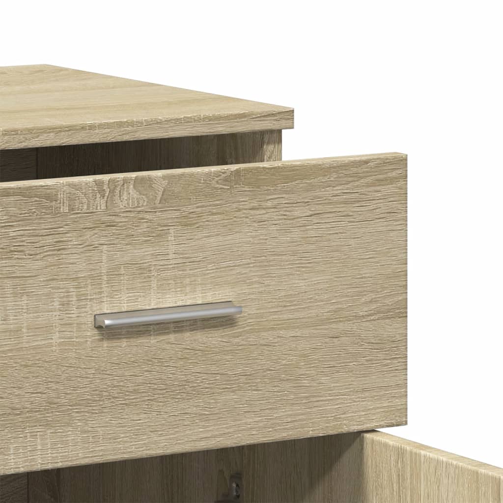 Buffets 2 pcs chêne sonoma 79x38x80 cm bois d'ingénierie - XIOS