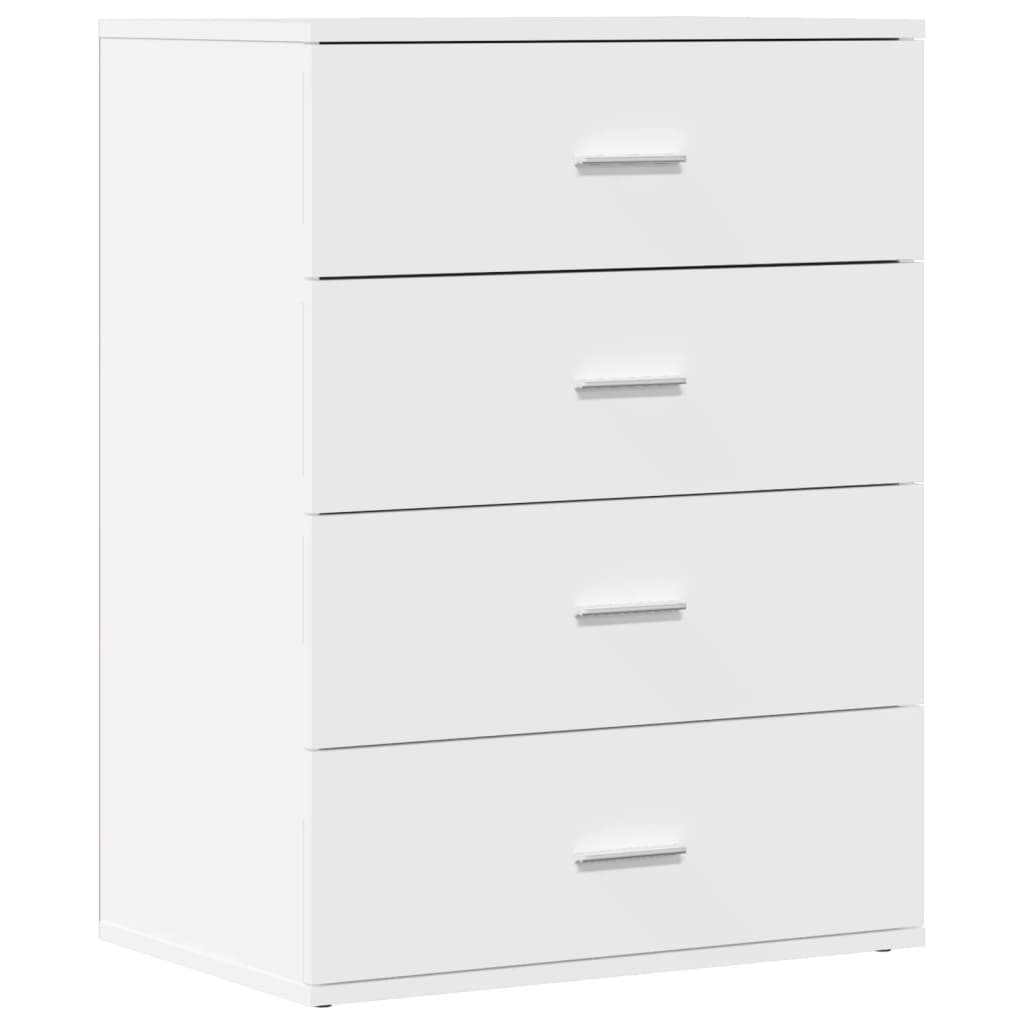 Buffets 2 pcs blanc 60x39x80 cm bois d’ingénierie - XIOS