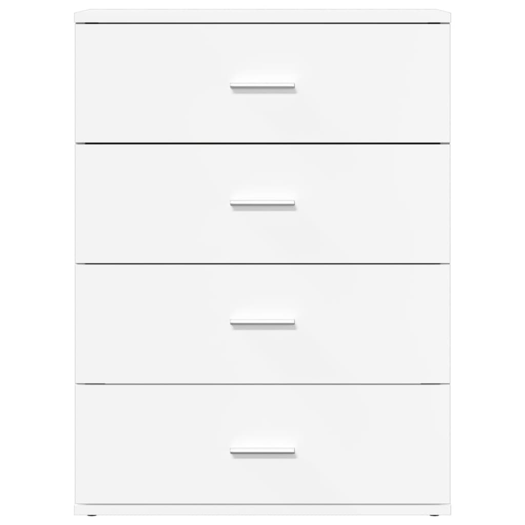 Buffets 2 pcs blanc 60x39x80 cm bois d’ingénierie - XIOS