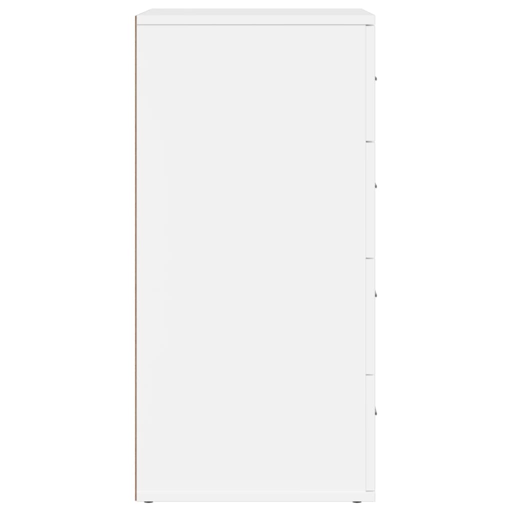 Buffets 2 pcs blanc 60x39x80 cm bois d’ingénierie - XIOS