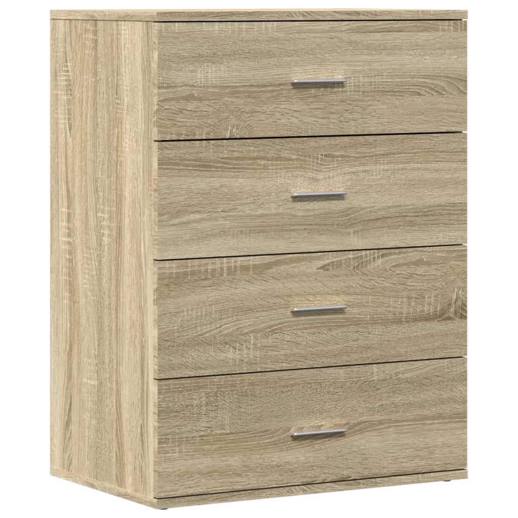 Buffets 2 pcs chêne sonoma 60x39x80 cm bois d'ingénierie - XIOS