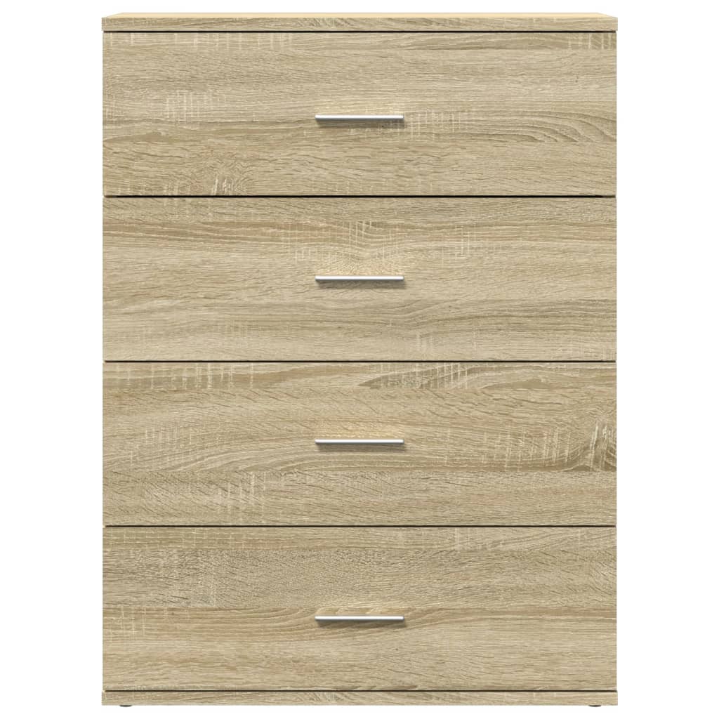 Buffets 2 pcs chêne sonoma 60x39x80 cm bois d'ingénierie - XIOS