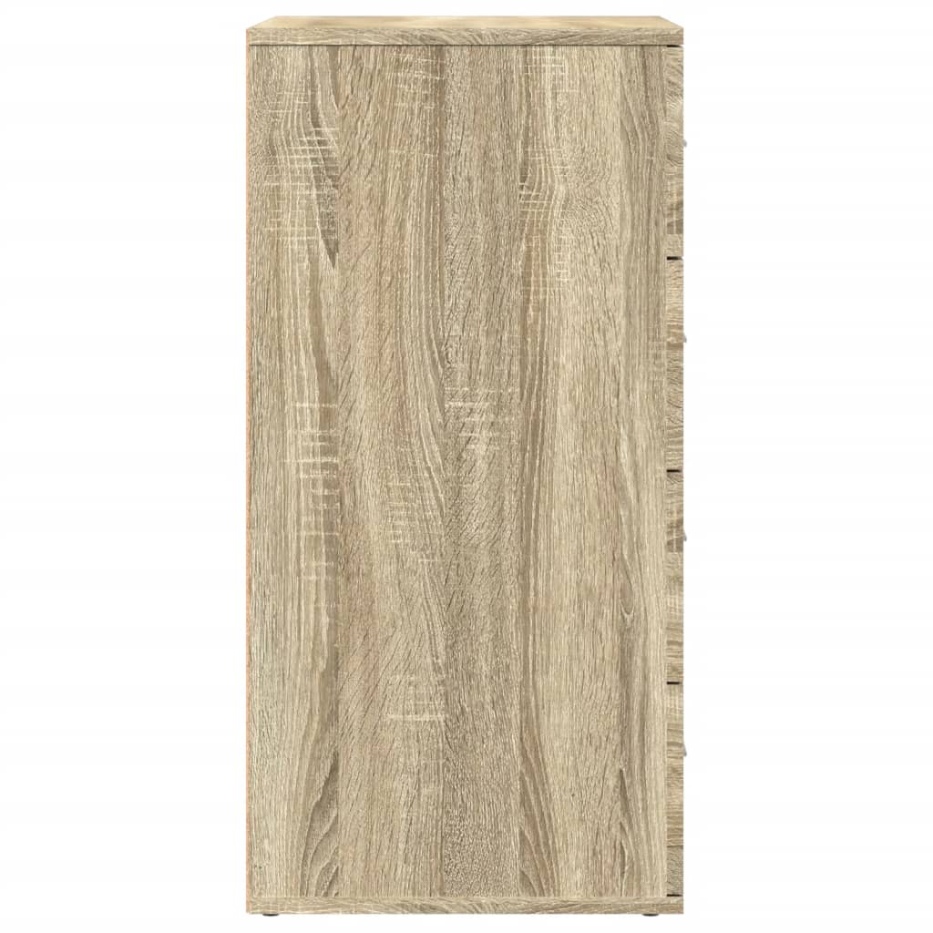 Buffets 2 pcs chêne sonoma 60x39x80 cm bois d'ingénierie - XIOS