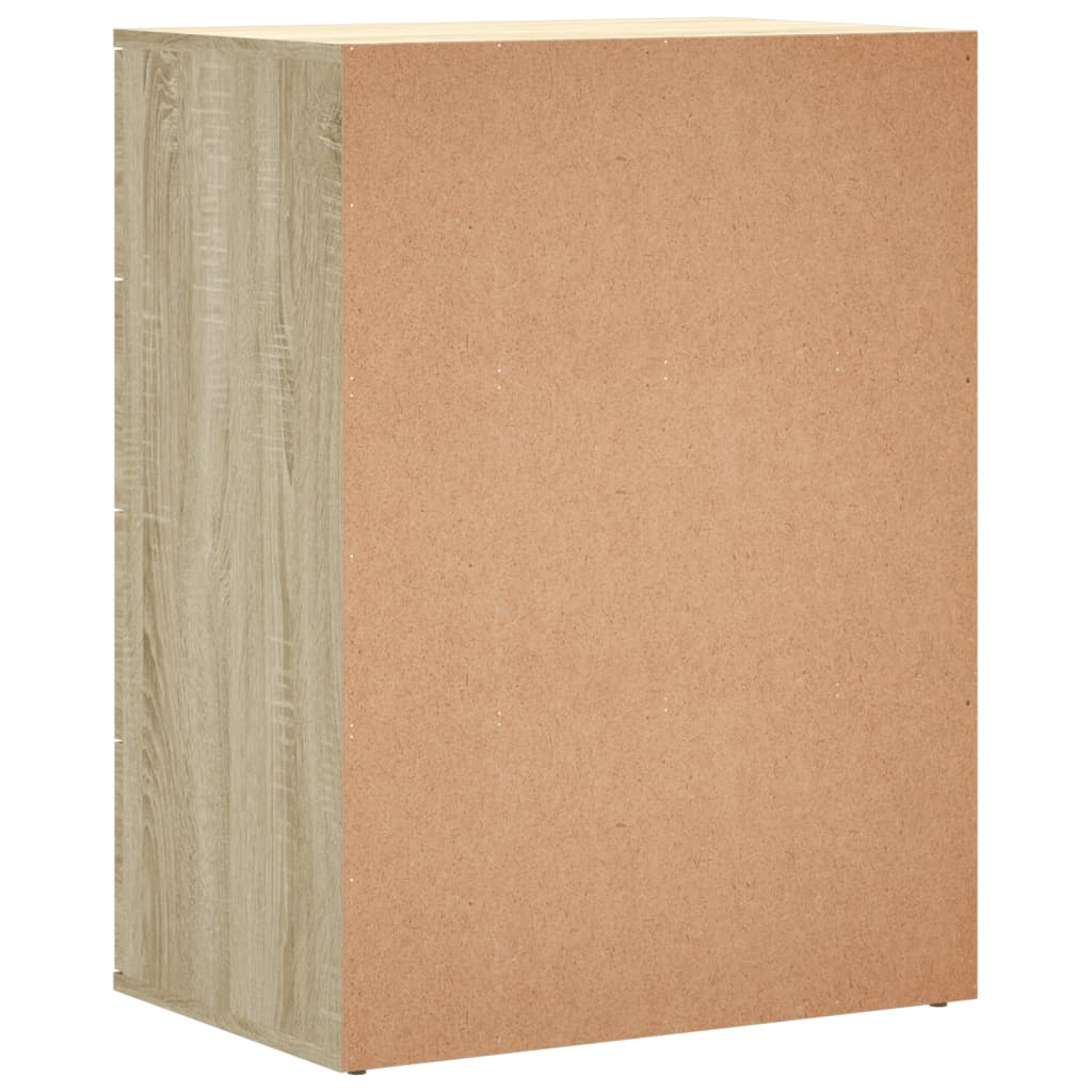 Buffets 2 pcs chêne sonoma 60x39x80 cm bois d'ingénierie - XIOS