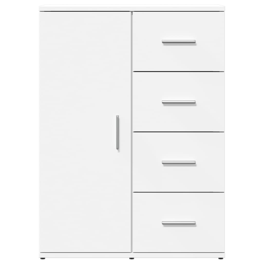 Buffets 2 pcs blanc 59x39x80 cm bois d'ingénierie - XIOS