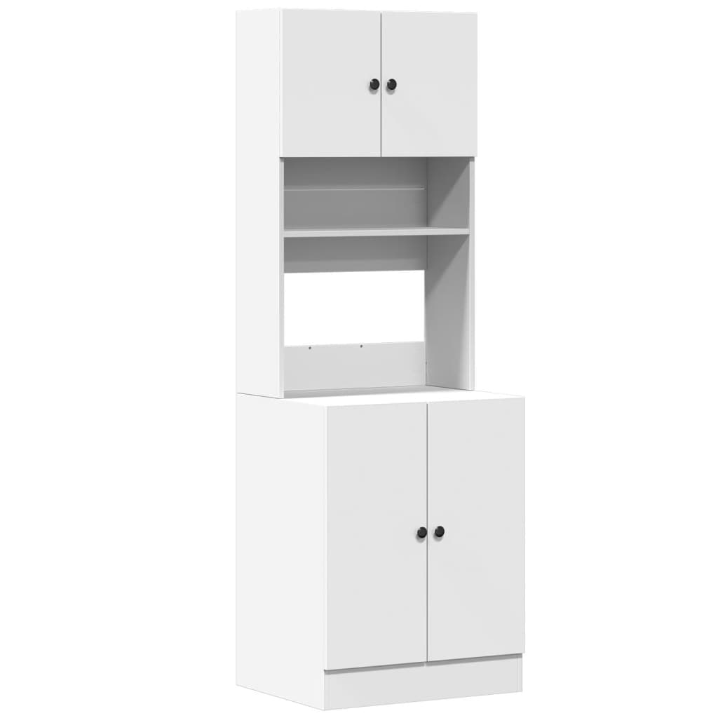 Armoire de cuisine blanc 60x50x180 cm bois d'ingénierie - XIOS