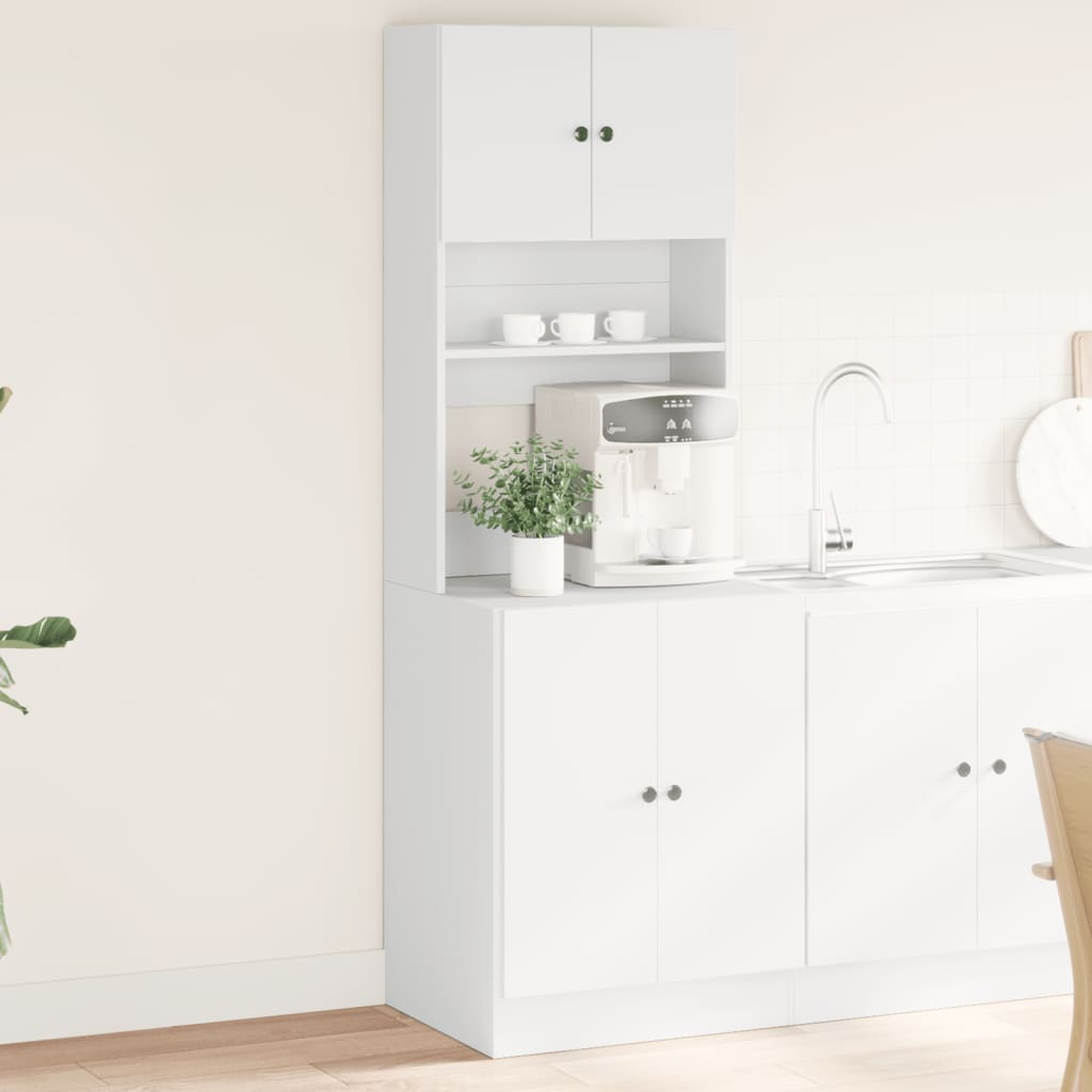 Armoire de cuisine blanc 60x50x180 cm bois d'ingénierie - XIOS