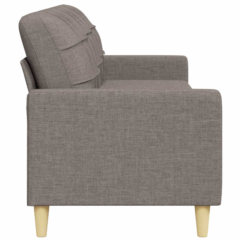 Canapé à 3 places Taupe 210 cm Tissu - XIOS