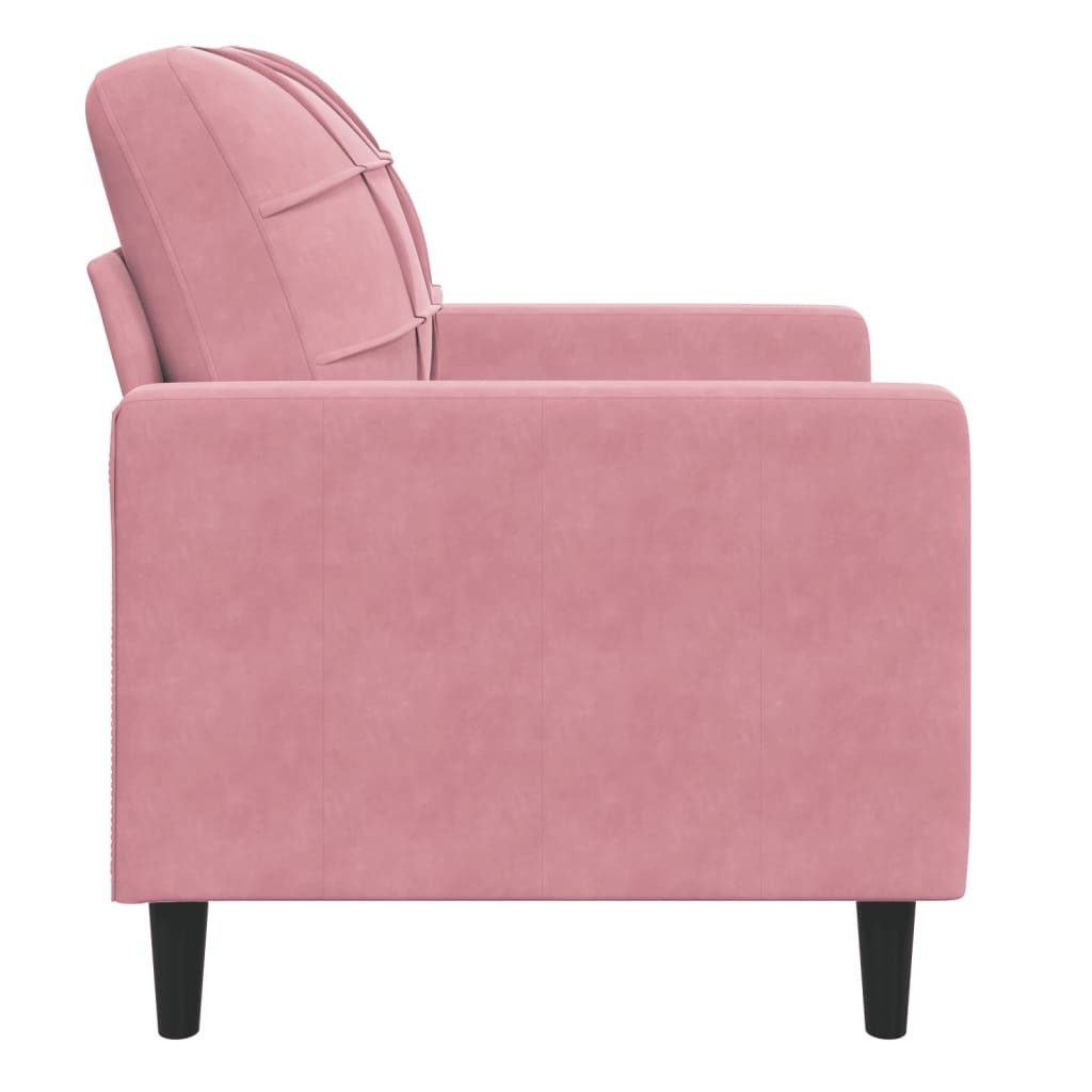 Fauteuil Rose 60 cm Velours - XIOS