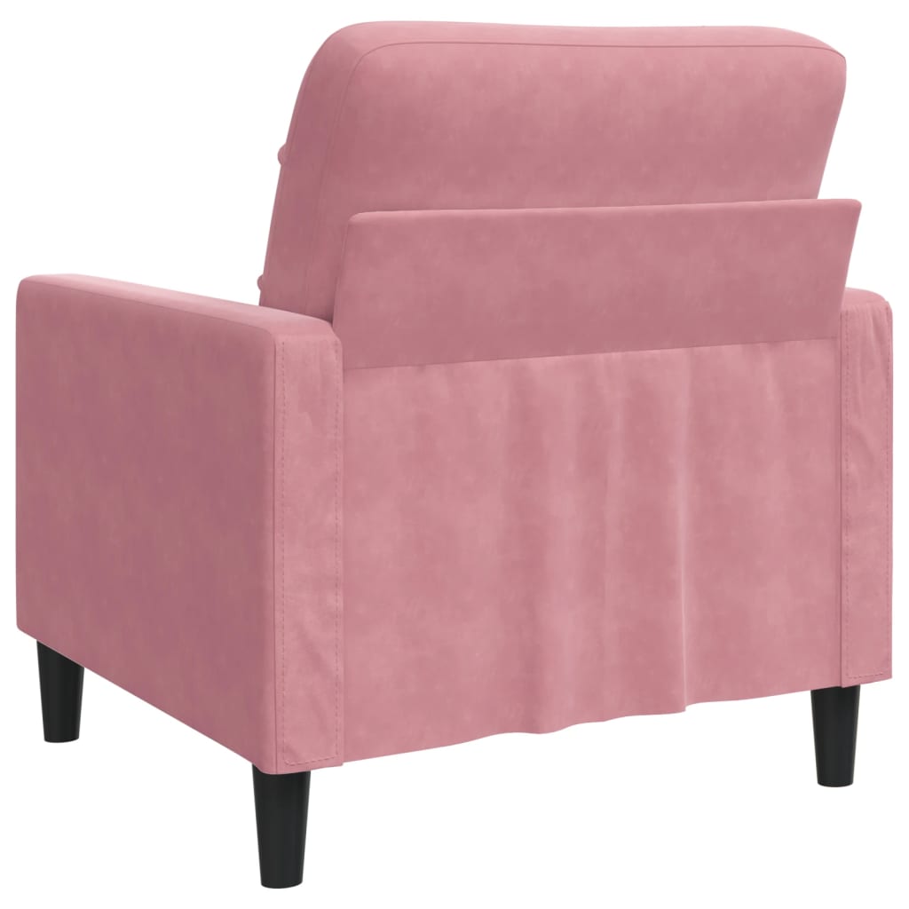 Fauteuil Rose 60 cm Velours - XIOS