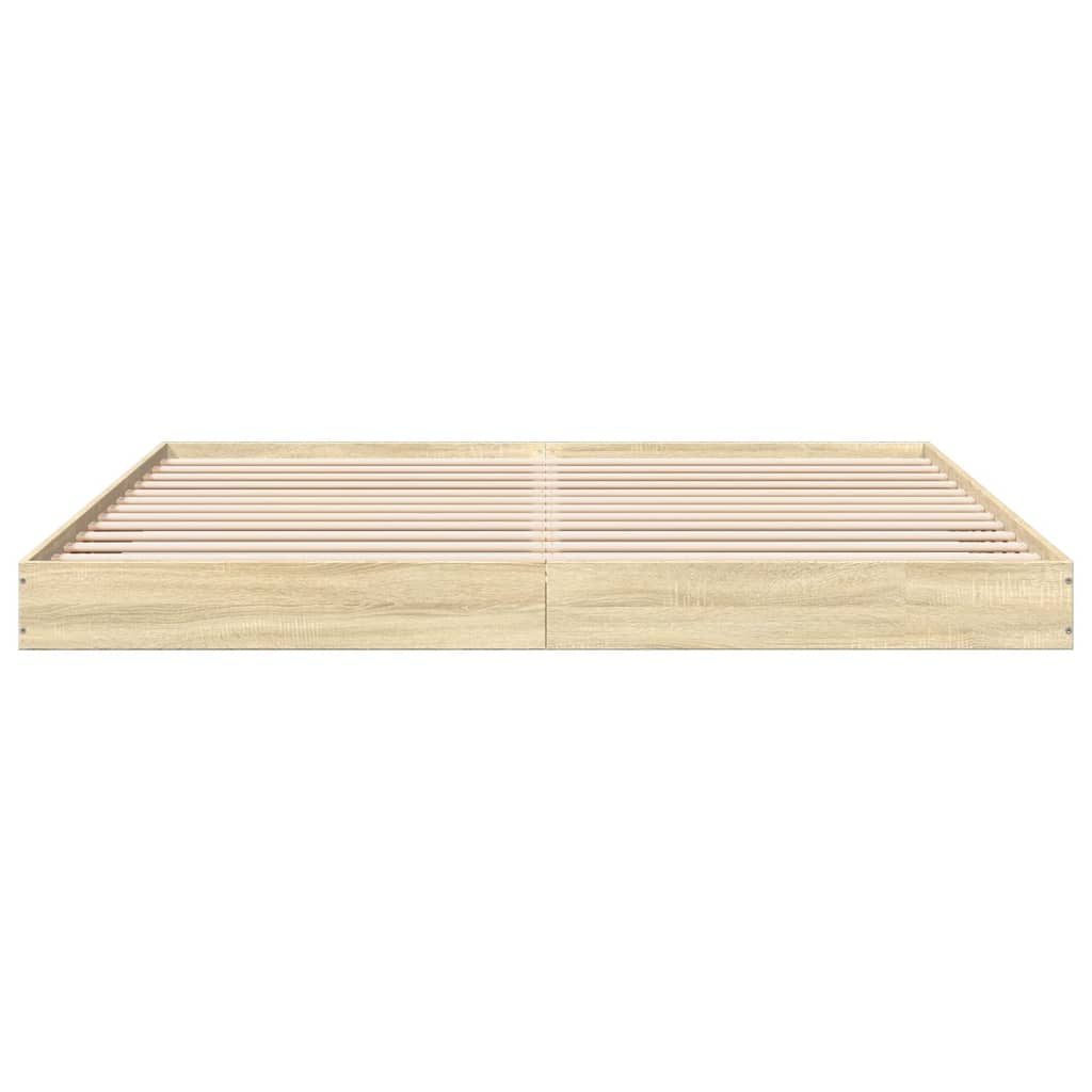Cadre de lit sans matelas chêne sonoma 180x200 cm - XIOS