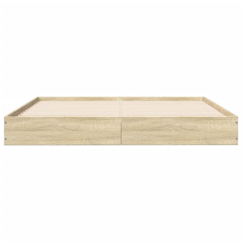 Cadre de lit sans matelas chêne sonoma 140x200 cm - XIOS