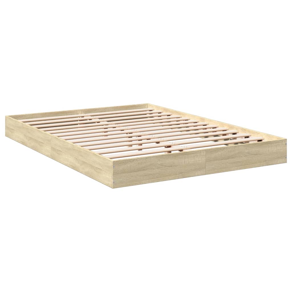 Cadre de lit sans matelas chêne sonoma 140x200 cm - XIOS
