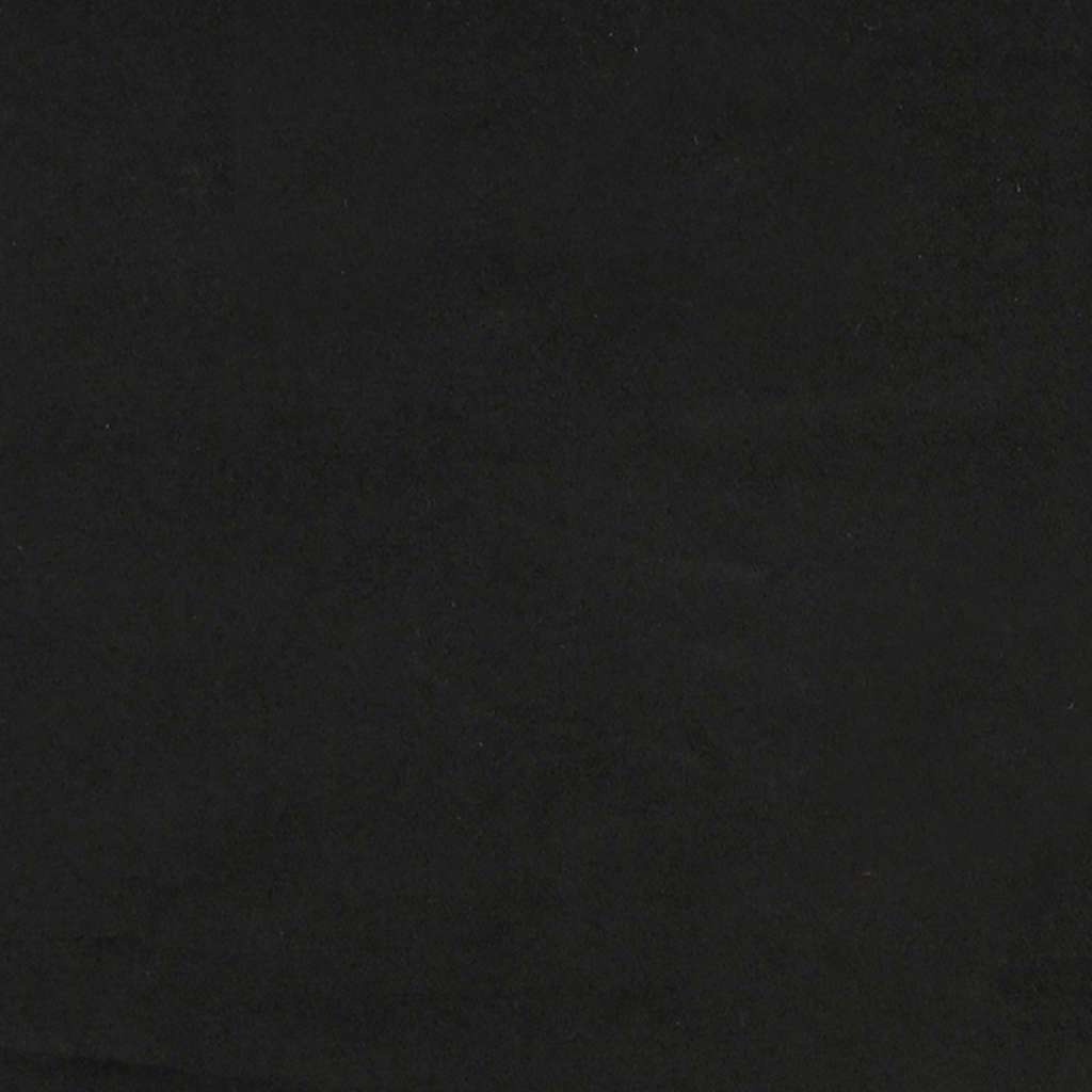 Canapé 2 places avec oreillers décoratifs noir 140 cm velours - XIOS