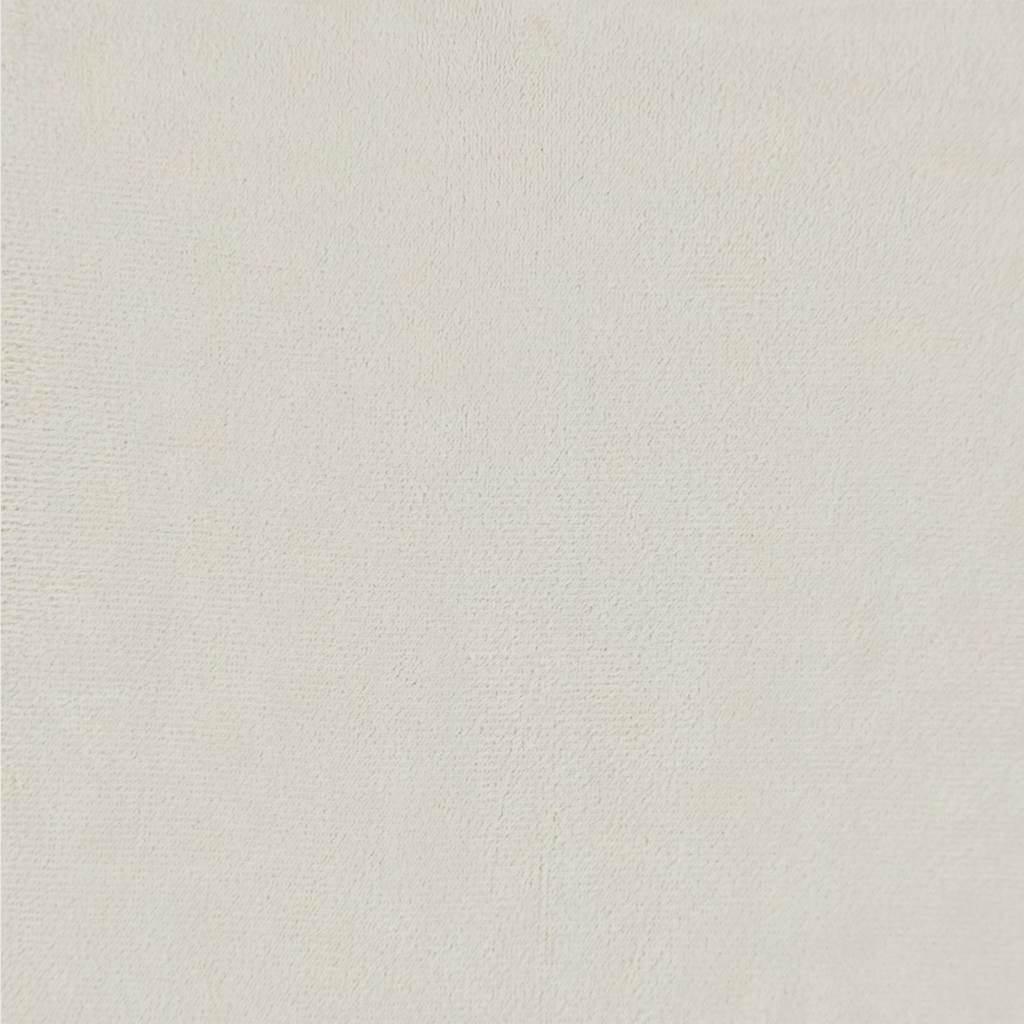 Canapé à 3 places avec repose-pieds Crème 210 cm Velours - XIOS