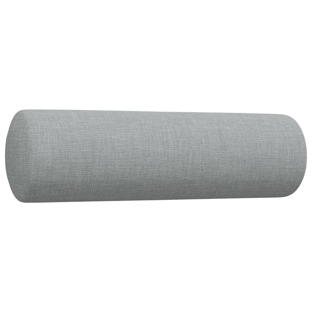 Ensemble de canapés 3 pcs coussins décoratifs gris clair tissu - XIOS