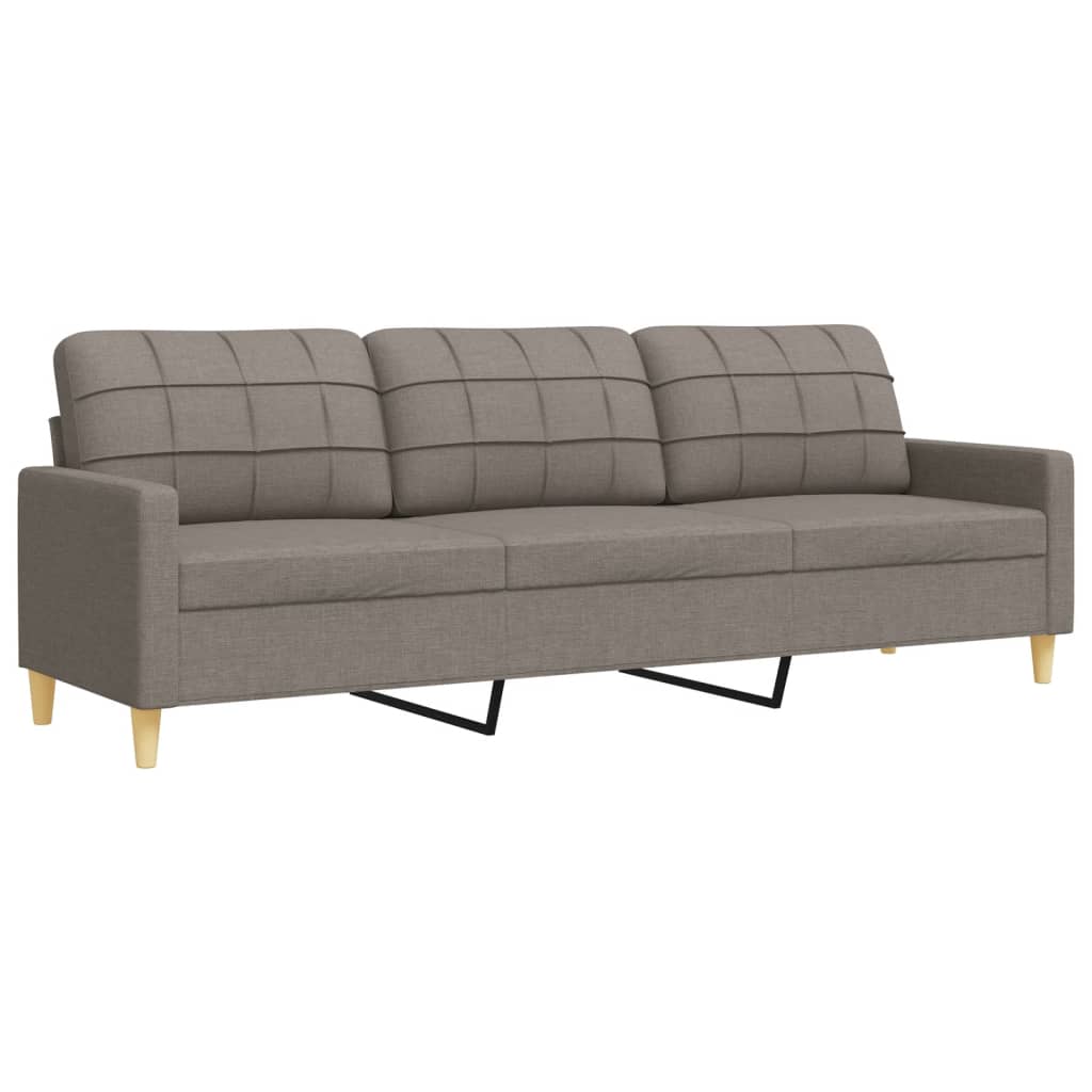 Ensemble de canapés 2 pcs taupe tissu - XIOS