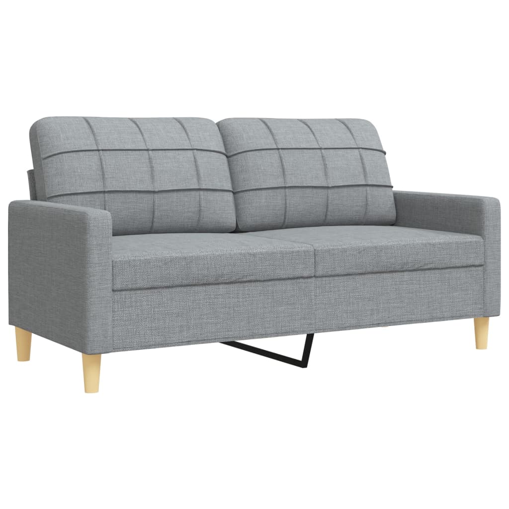 Ensemble de canapés 3 pcs repose-pied et coussins décoratifs