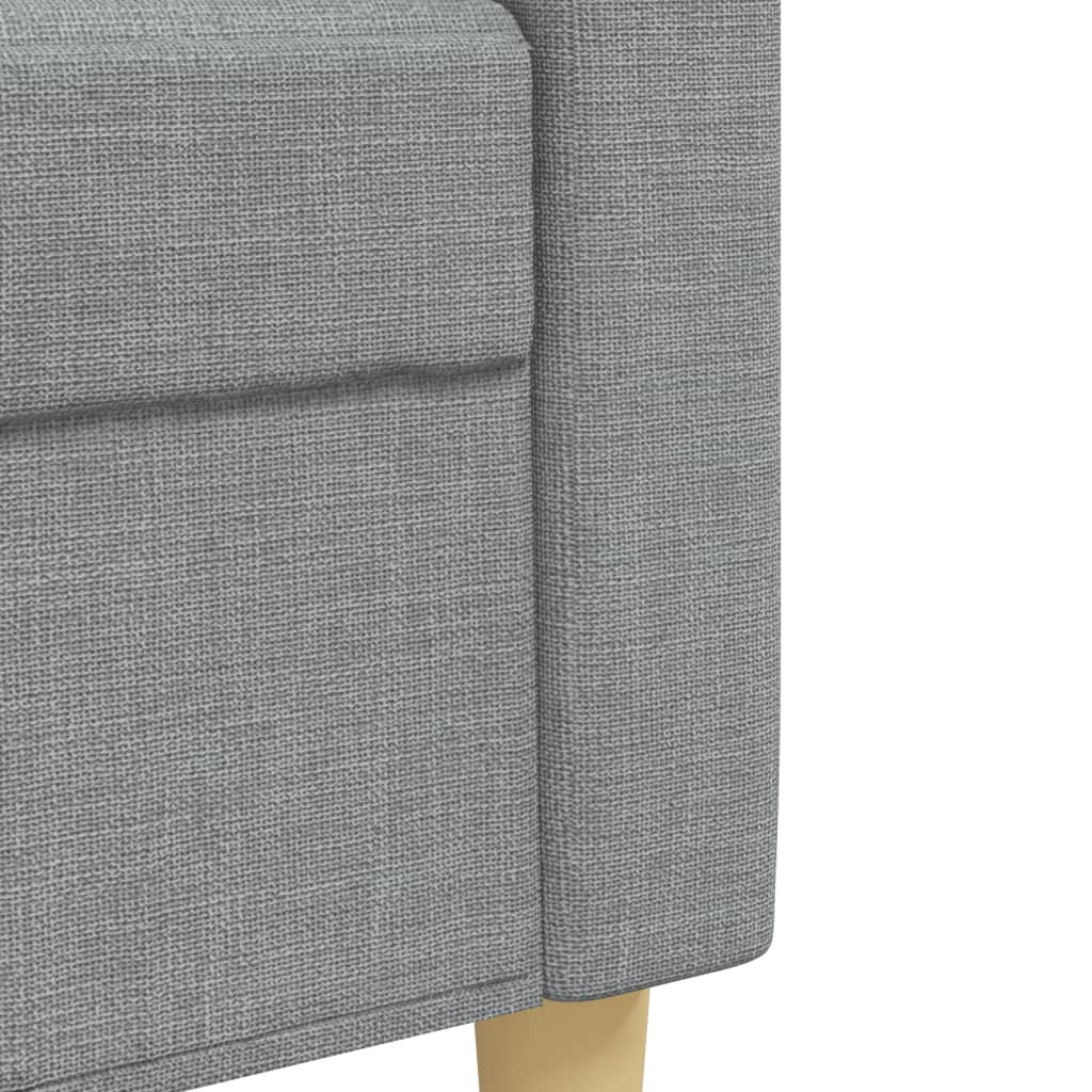 Ensemble de canapés 3 pcs repose-pied et coussins décoratifs