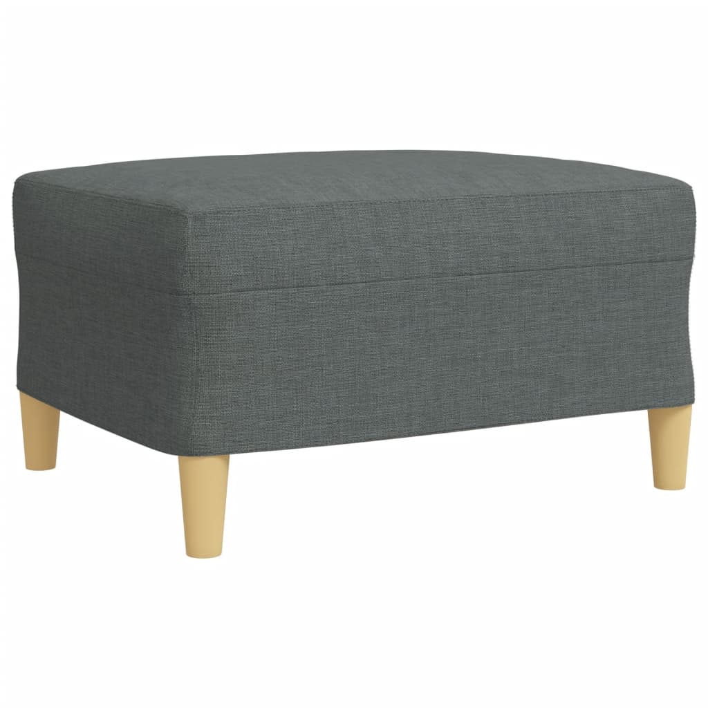 Ensemble de canapés 3 pcs repose-pied et coussins décoratifs