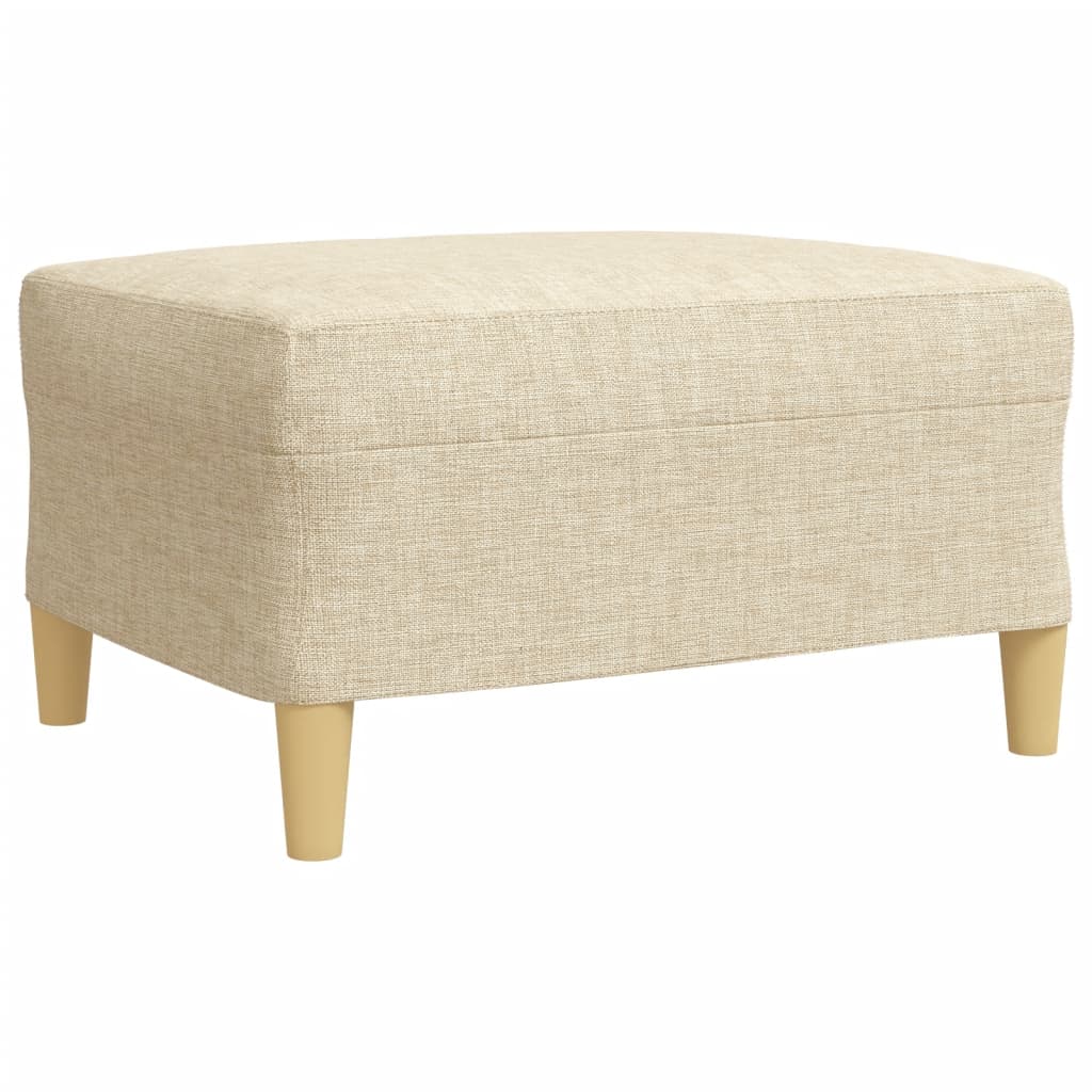 Ensemble de canapés 3 pcs repose-pied et coussins décoratifs