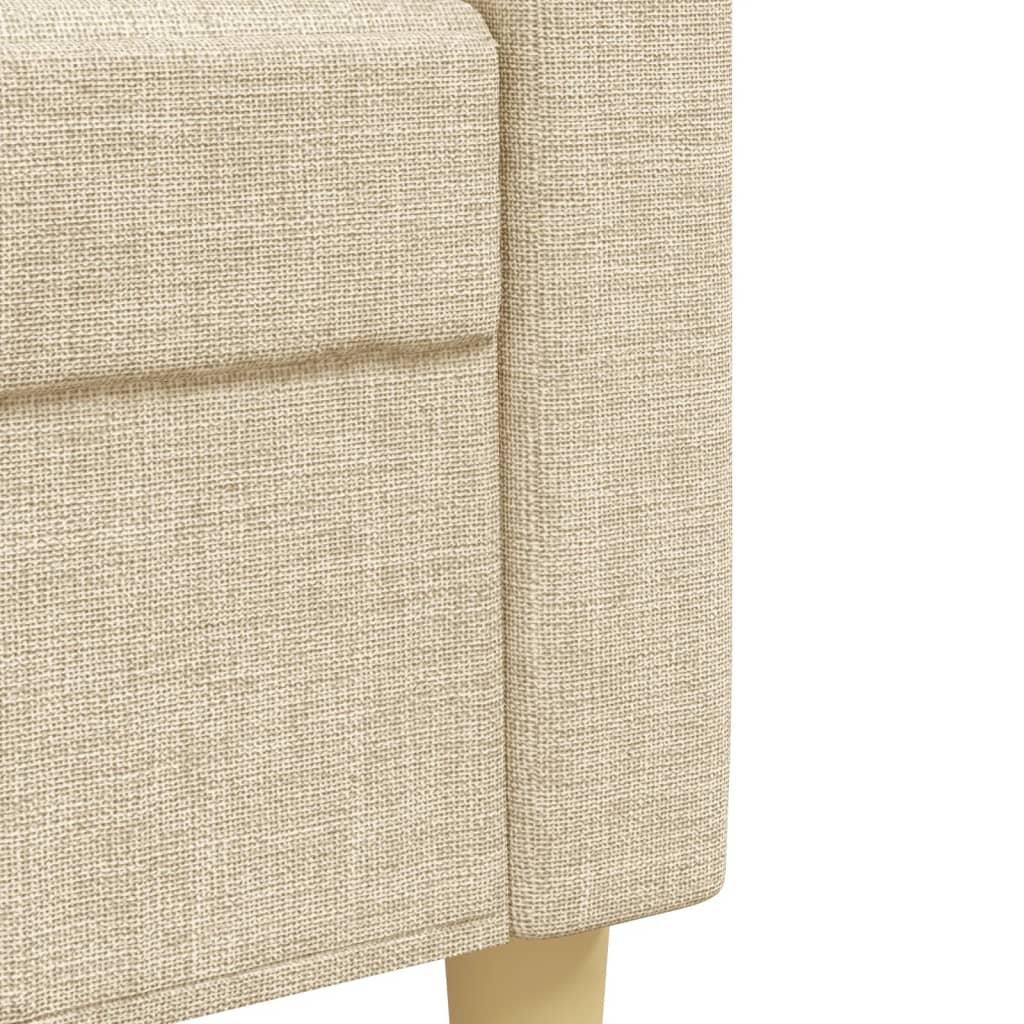 Ensemble de canapés 3 pcs repose-pied et coussins décoratifs