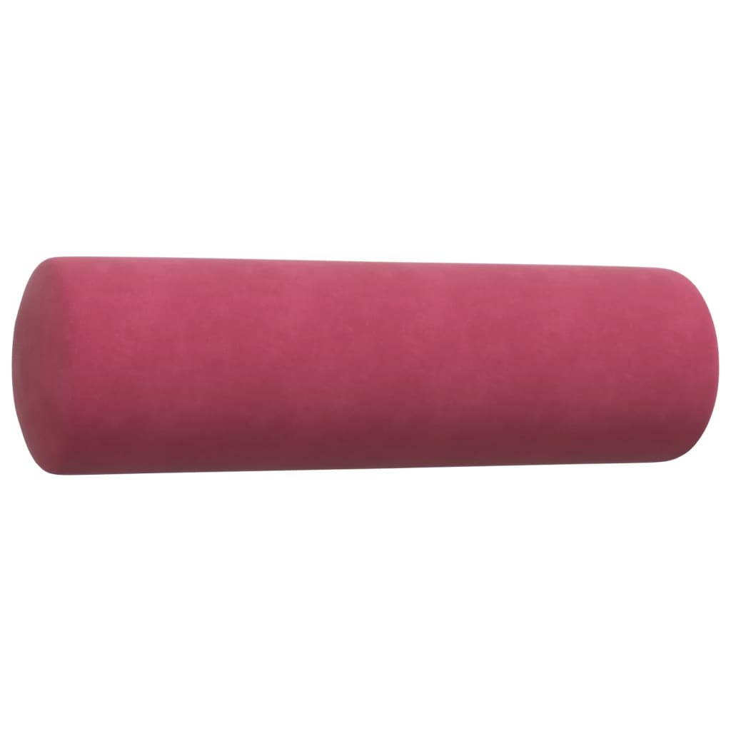 Ensemble de canapés 2 pcs avec coussins et traversins velours