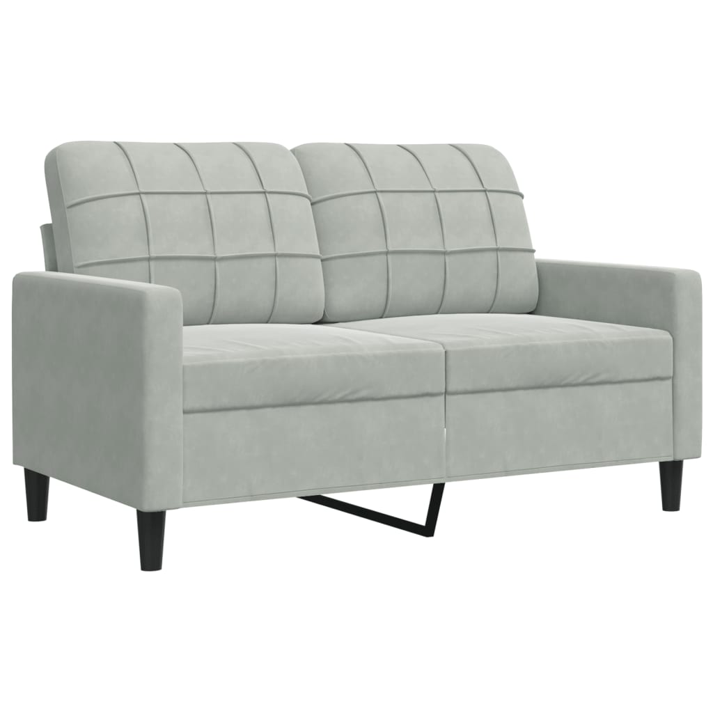 Ensemble de canapés 3 pcs et coussins et traversins velours - XIOS