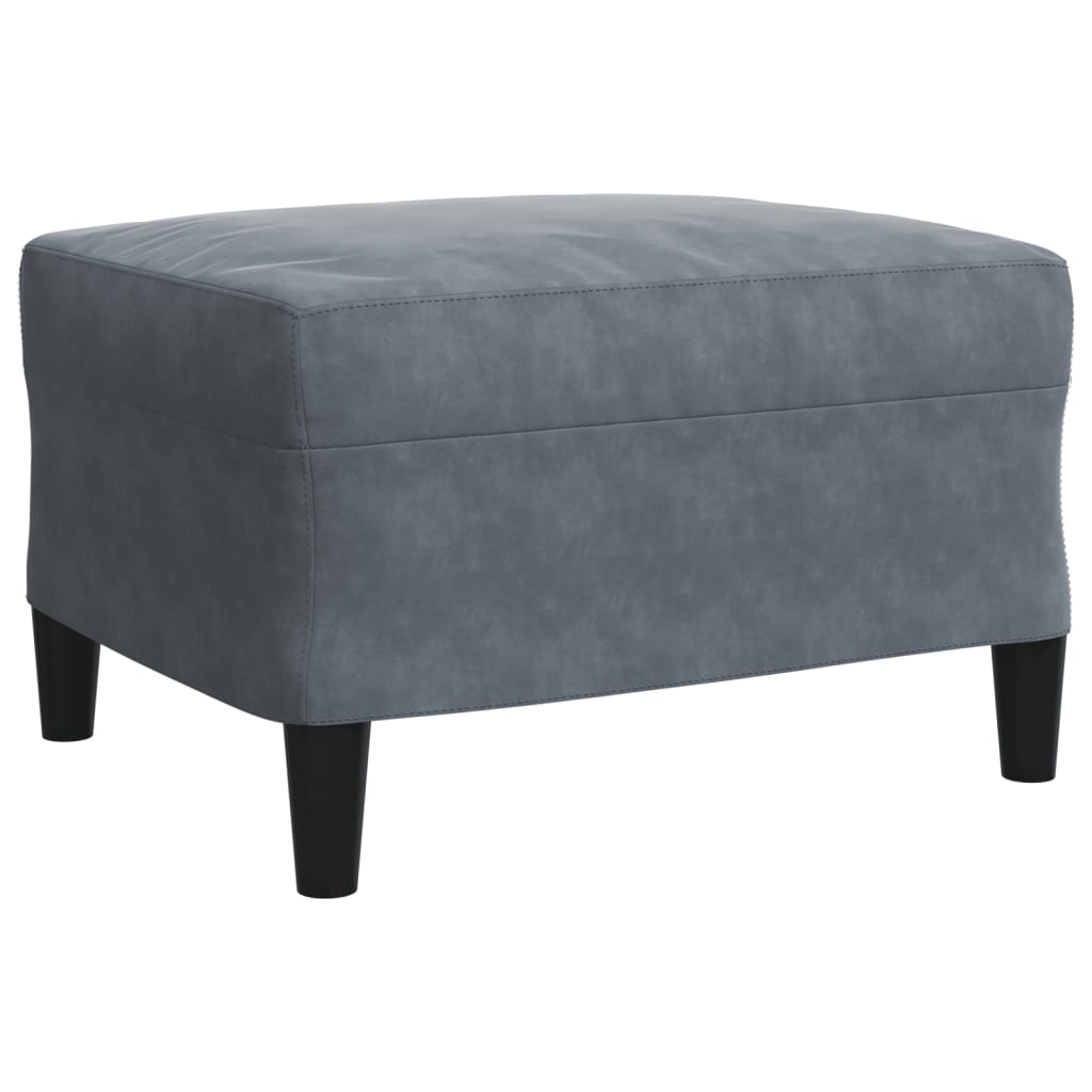 Ensemble de canapés 3 pcs avec coussins et traversins velours