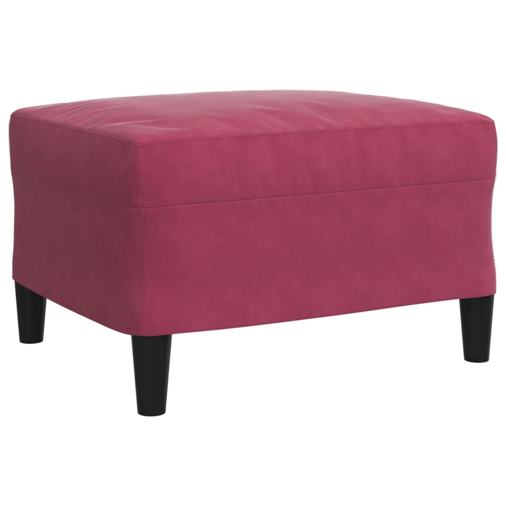 Ensemble de canapés 3 pcs avec coussins et traversins velours - XIOS