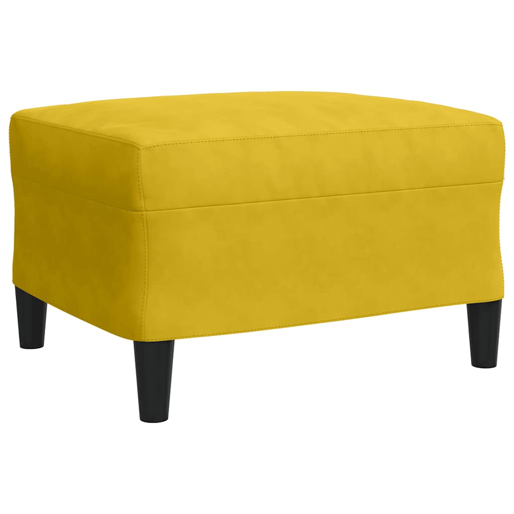 Ensemble de canapés 3 pcs avec coussins et traversins velours