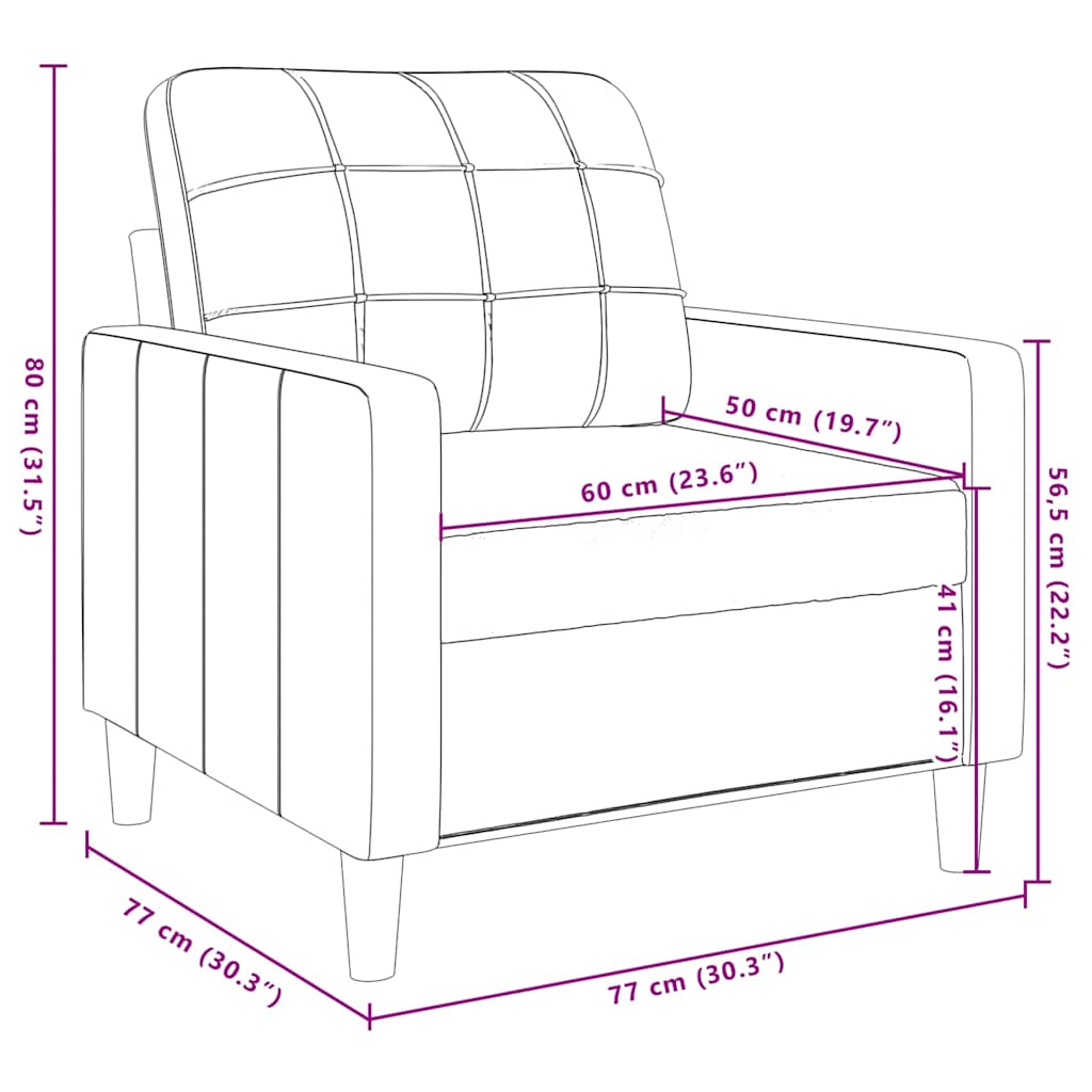 Ensemble de canapés 3 pcs avec coussins Noir Velours