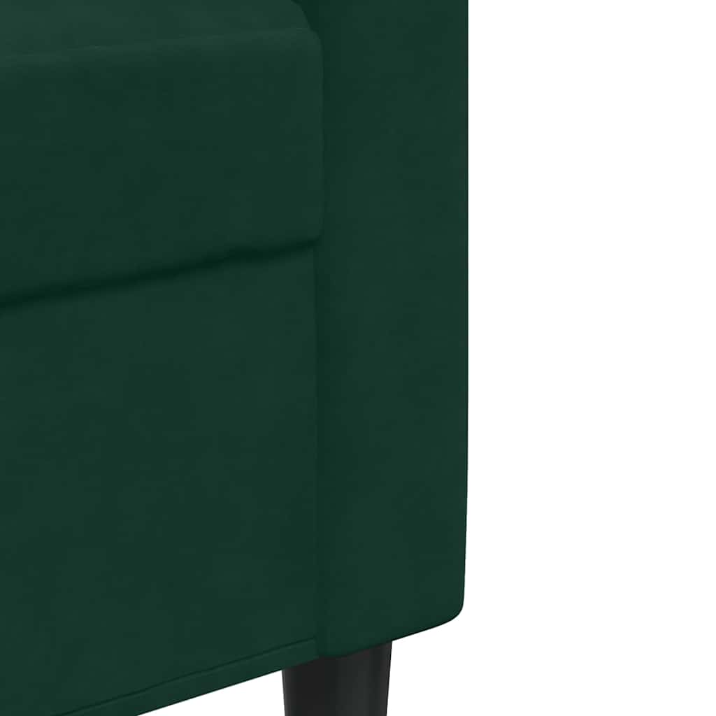 Ensemble de canapés 3 pcs avec coussins et traversins velours - XIOS